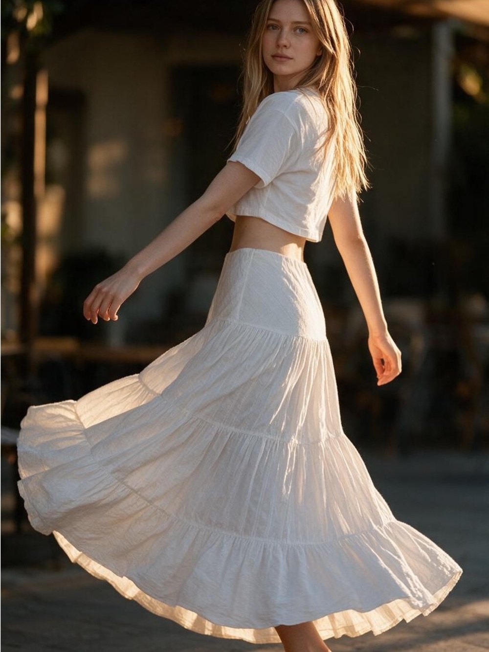 Chaps jupe blanche